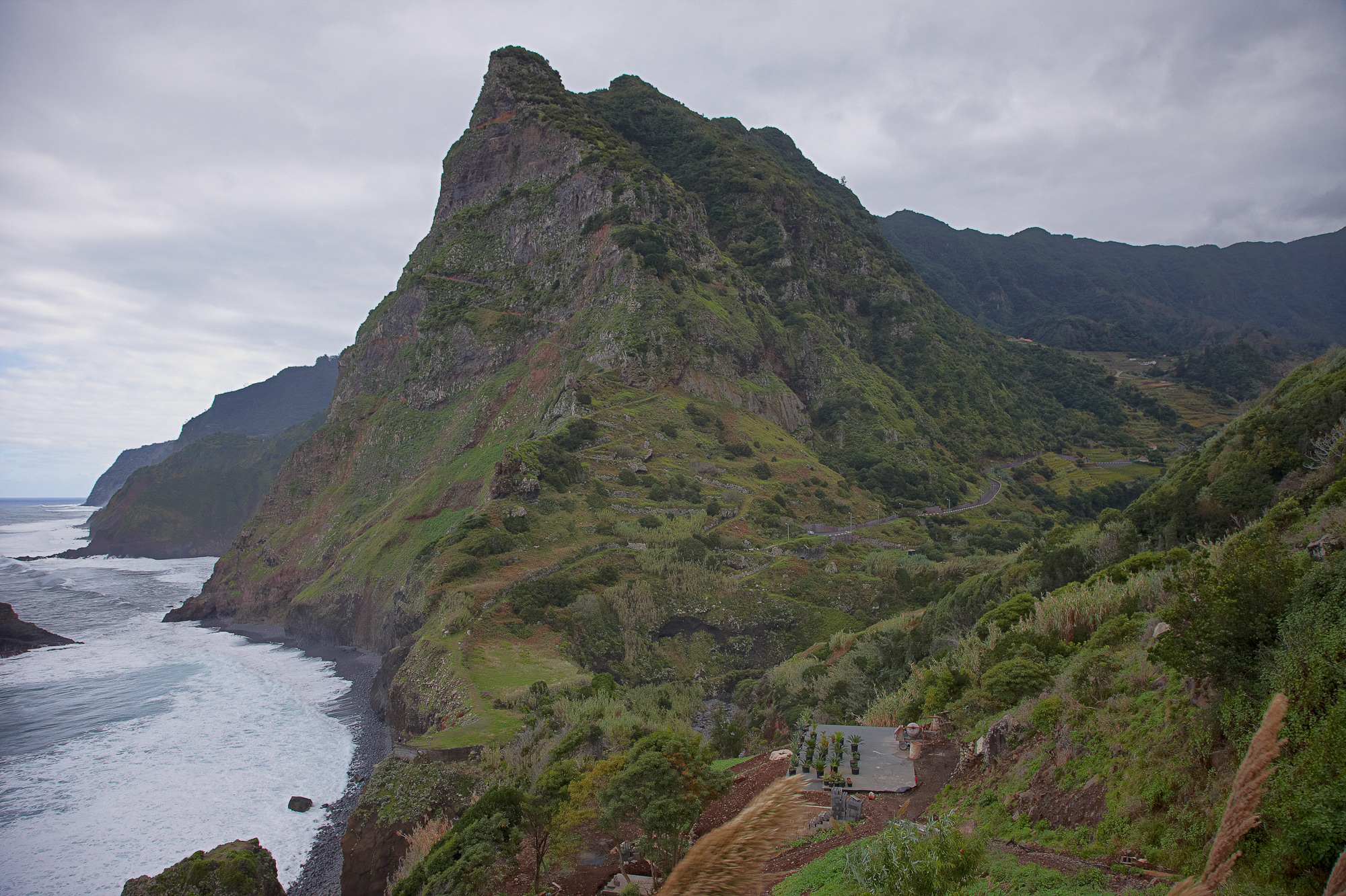 cliff in the north of the island