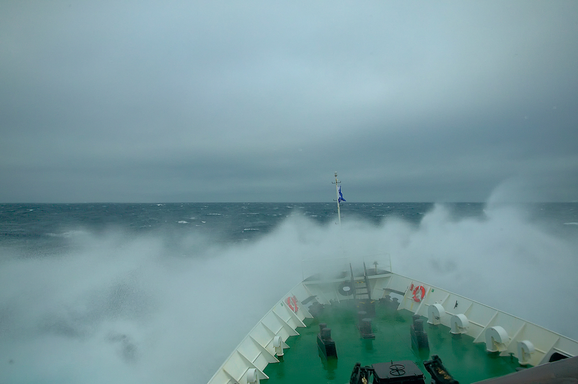 stormy crossing from the Falklands to Antarctic Peninsula
