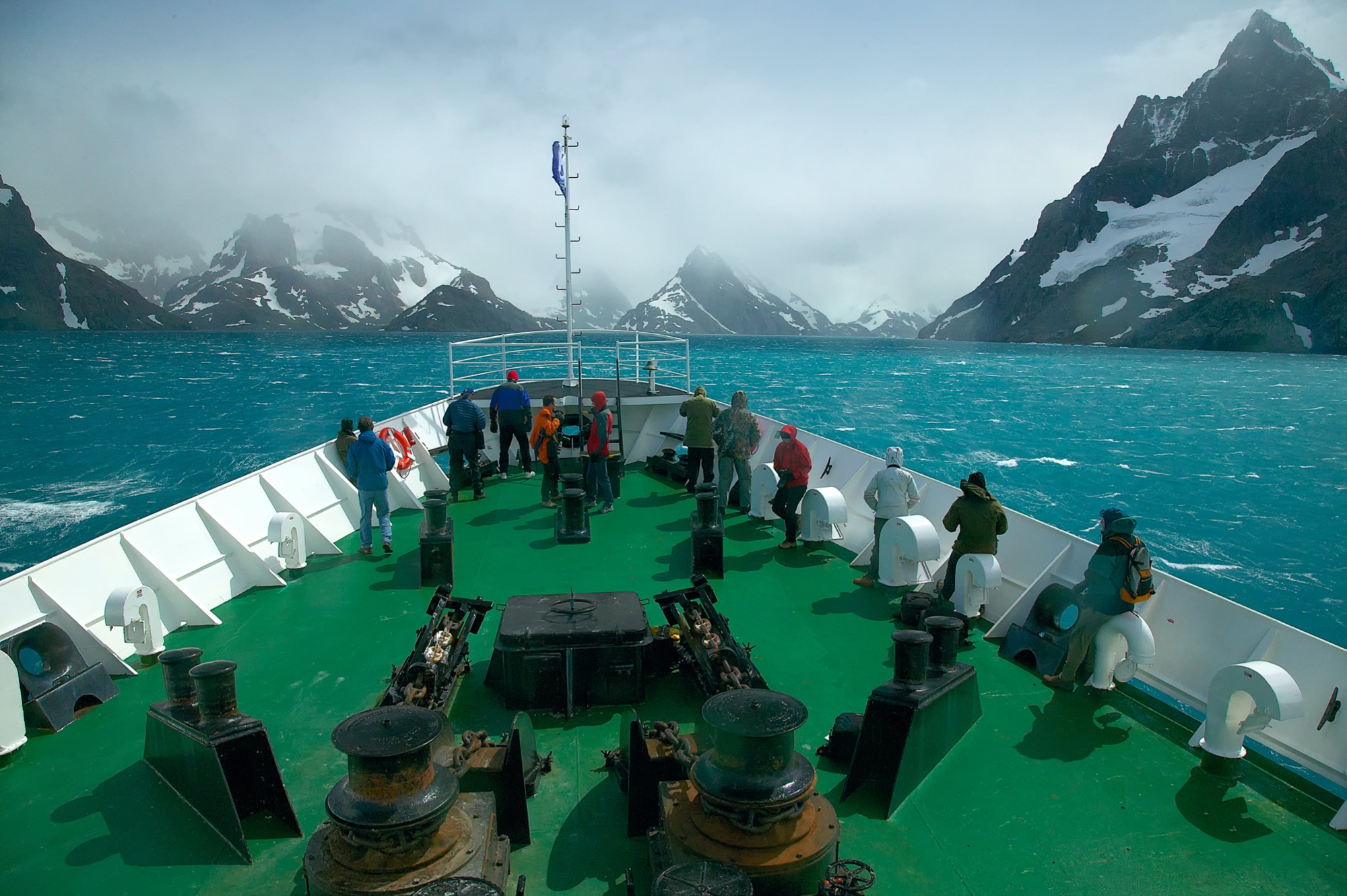 roling into the Drygalski Fjord, South Georgia