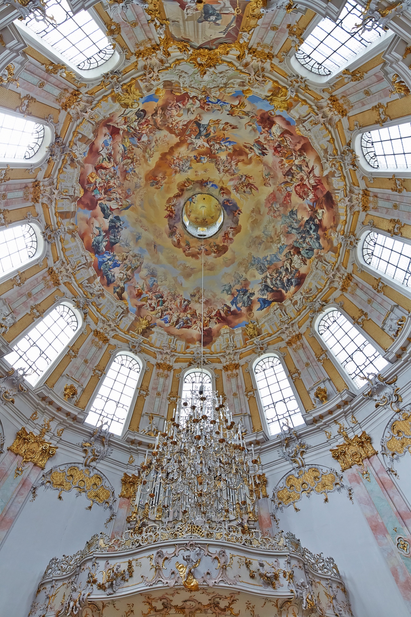 Monastery Ettal, church dome