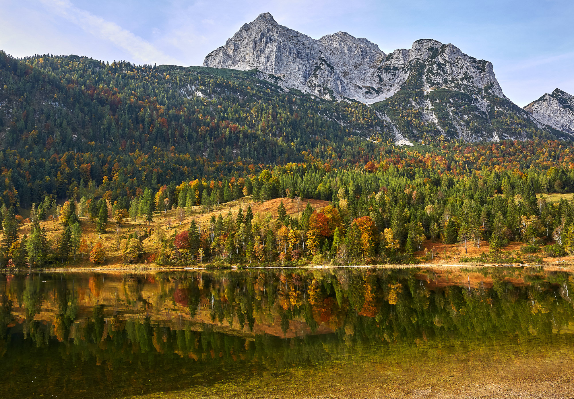 lake Ferchensee near Mittenwald